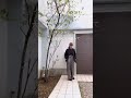 52才Rinko 今日はUNIQLOリネンシャツXLを羽織ってモノトーン大人コーデ