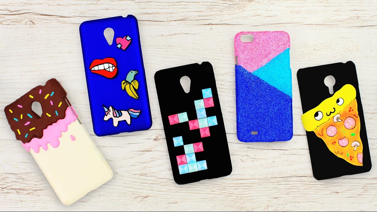 5 Incredible DIY Phone Case Ideas - YouTube