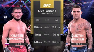 Khabib Nurmagomedov vs Dustin Poirier Full Fight - UFC 5 Fight Night