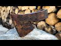 Rusty axe restoration