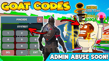 *SPAWN* Skibidi Toilet Secret GOAT Brainrot Codes Fortnite Steal The Brainrot! (New Secret Codes)