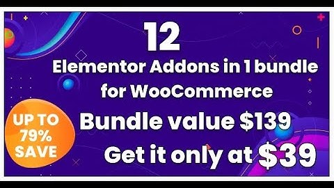 BWD Elementor Addons Bundle For WooCommerce @topnewcode
