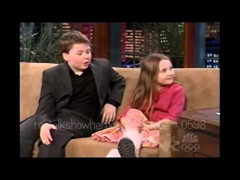 SPENCER & ABIGAIL BRESLIN have FUN with LENO
