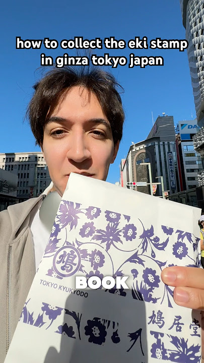 how to collect the eki stamp in ginza tokyo japan 📓