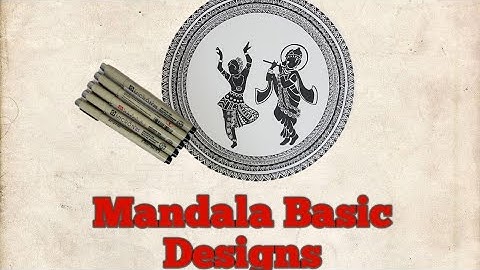 50 basic mandala designs  Part-2 || Basic designs for beginners
