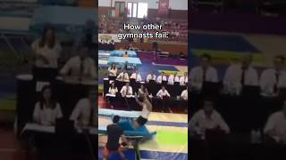 How Other Gymnasts Fail Versus How I Fail 😂 #Gymnast #Gymnasticsfails #Fail #Fails #Olympics #Gym