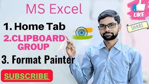 MS Excel Clipboard Group || Cut, Copy, Paste and Format Painter || LS Technic || Excel by Lokesh Sir