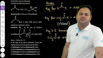 JEE Mains-PYQ-2025-Given below are two statements ,Consider the following reaction