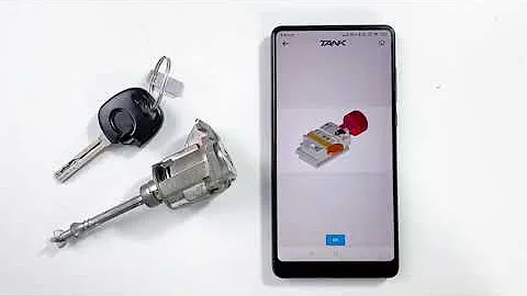 Tank CNC key cutting All key lost query for free each time by 2m2 tank CNC key cutting machine