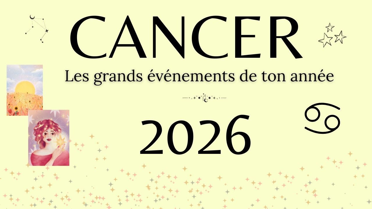 CANCER 2026 - L'année de la libération:  la roue tourne, à toi de saisir ta chance