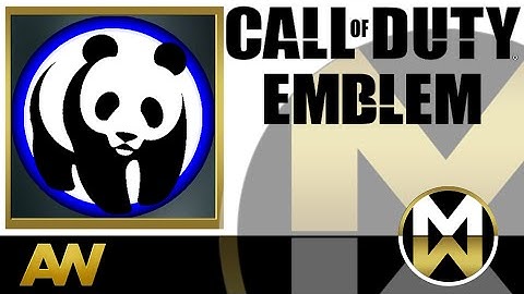 COD Advanced Warfare Emblem Tutorial - Panda WWF