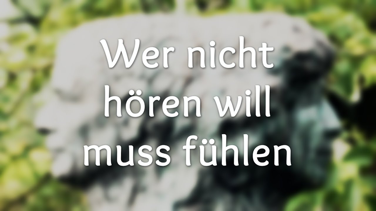 Wer Nicht Hören Will Muss Fühlen www.youtube.com