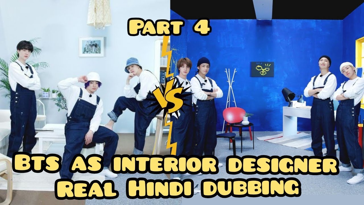 BTS As Interior Designer - part 4 👲 Real Hindi Dubbing // #RunEp.149 ...