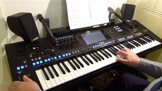 Video thumbnail of "Lily Was Here - (Candy Dulfer & David A. Stewart) - Cover by Horia Ioan -Yamaha Genos - Chord Looper"