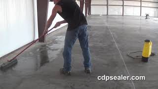 How to Sealing Concrete on A New Warehouse Floor | Sealing Concrete Floors