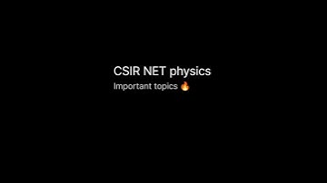 📚 Csir Net Physics Syllabus#shorts