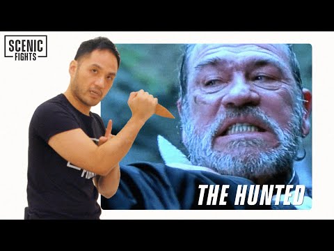 Knife Expert Breaks Down The Hunted Sayoc Kali Knife Scene with Tommy Lee Jones | Scenic Fights