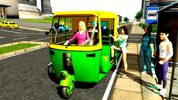 tuk tuk auto rickshaw android gameplay || gadi wala game gadi wala game || gadi wali game