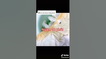 Cách tẩy trắng áo bị ố vàng nha mn #mẹo_vặt