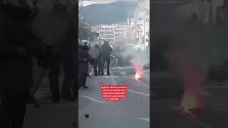 Protests escalate in Greece