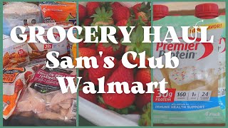 GROCERY HAUL | SAM'S CLUB | WALMART GROCERY DELIVERY | FARMER'S MARKET STAND | WW POINTS \& CALORIES