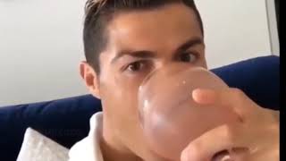 Cristiano Ronaldo Drinking Cocktail Meme