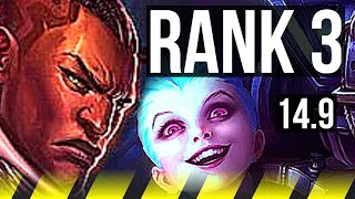 LUCIAN & Nami vs JINX & Lulu (ADC) | Rank 1 Lucian, Rank 3, 8/0/2, Legendary | EUW Challenger | 14.9