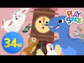 Hickory Dickory Dock ⏰ + More Nursery Rhymes & Kids Songs - Finger Family | Playsongs