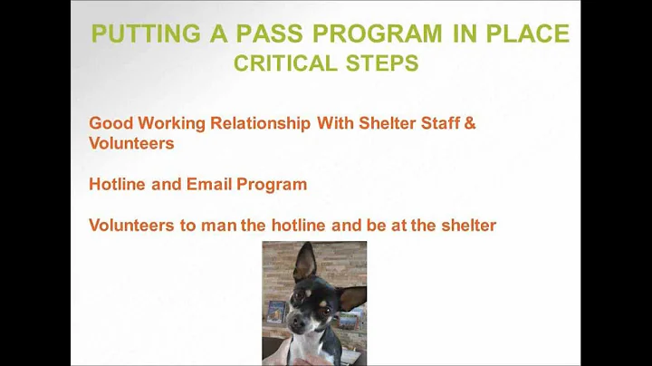 Positive Alternatives to Shelter Surrender with Pa...
