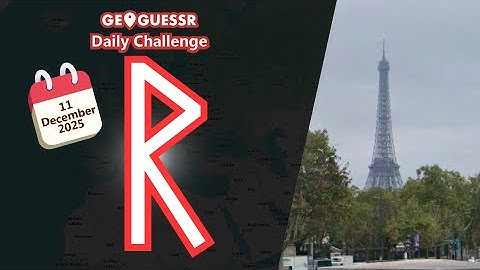 Geoguessr Daily Challenge - 11 December 2025