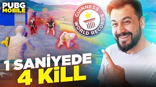Dünya Rekoru Kirdim 1 Sani̇yede 4 Ki̇ll Aldim Pubg Mobile Mezarci