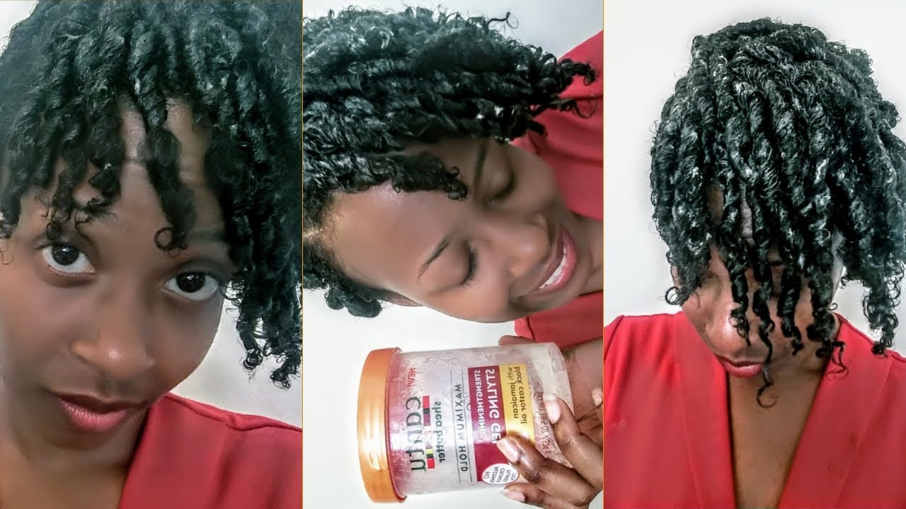 HOW TO DO FINGER COILS TUTORIAL New Cantu Gel REVIEW YouTube