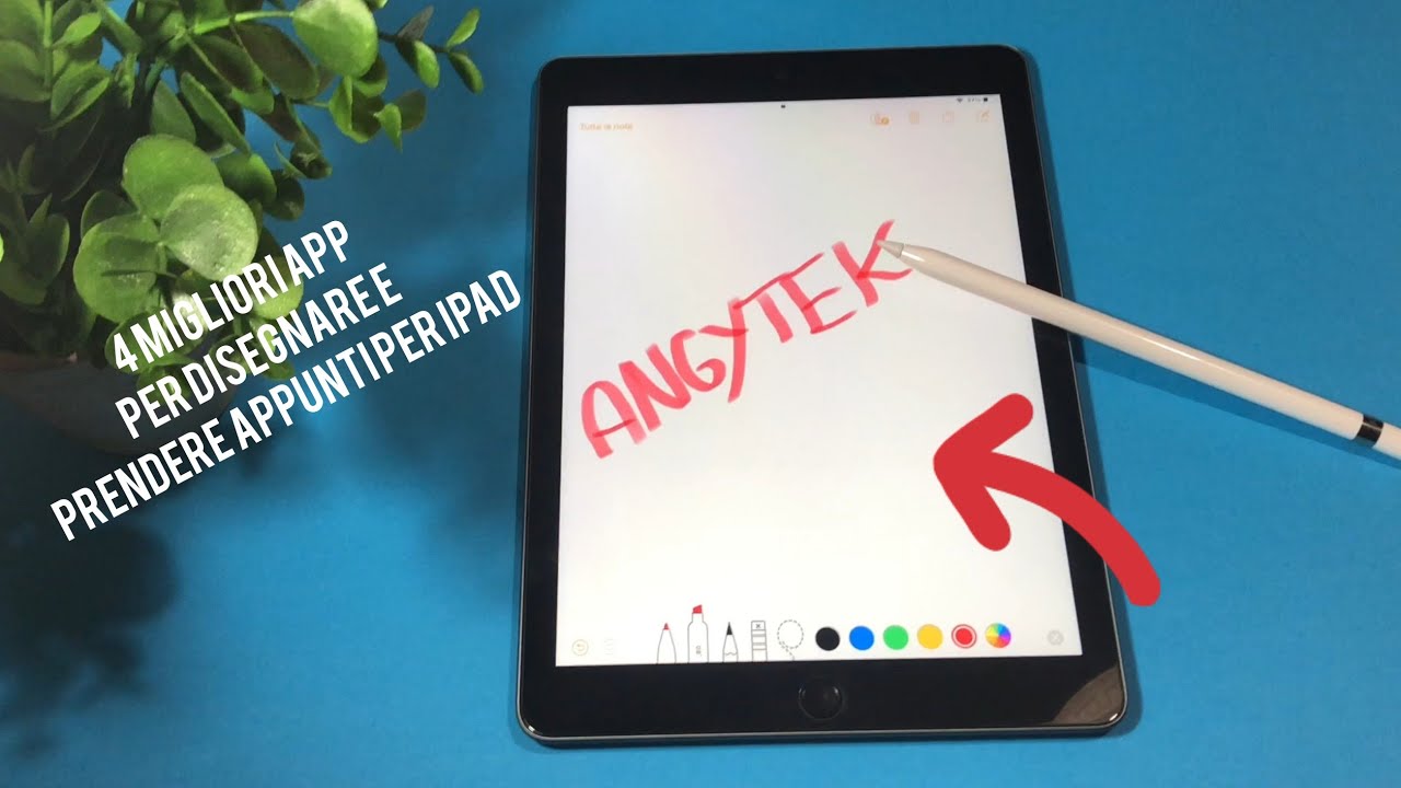 LE 4 MIGLIORI APP PER DISEGNARE E PRENDERE APPUNTI CON IPAD!!! (2019) 