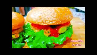 VEG BURGER RECIPE ?|  BURGER FOR VEGETARIANS | BURGER FOR VEGANS|ALU KI TIKKI WALA BURGER|