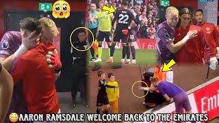 Videosee How Aaron Ramsdale Was Welcome Back To Emiratesstanding Ovation,Meets Raya & Teammates.