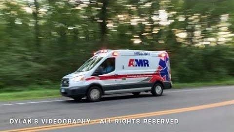 *FRIENDLY HONKS* AMR 316 Responding With Wail, Yelp & Horn To A Medical Call!