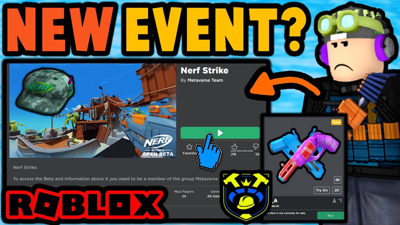 Metaverse Team launches Nerf Strike FPS game for Roblox