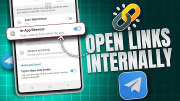 How To Open Links Internally In Telegram | Stop Telegram From Opening External Browser