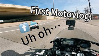 FIRST MOTOVLOG GONE WRONG‼️🚔