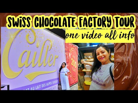 Swiss Chocolate Factory Tour || Maison Cailler || Switzerland Broc  || Khushi NotOnlyMakeup