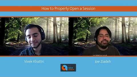 How to Properly Open a Session (feat. Joe Ziadeh)