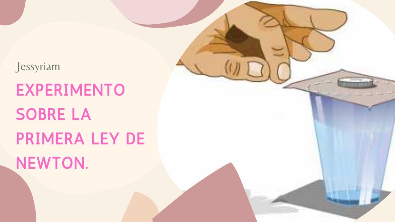 Experimento sobre la primera ley de Newton. Jessyriam - YouTube