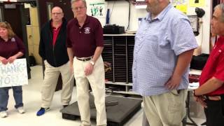 Elks Lodge 2662 donation to Warrenton High School Band, Pt. 1