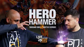 40k Live! - Custodes vs Thousand Sons. Let's play some Hero Hammer!  - All character face off! screenshot 3