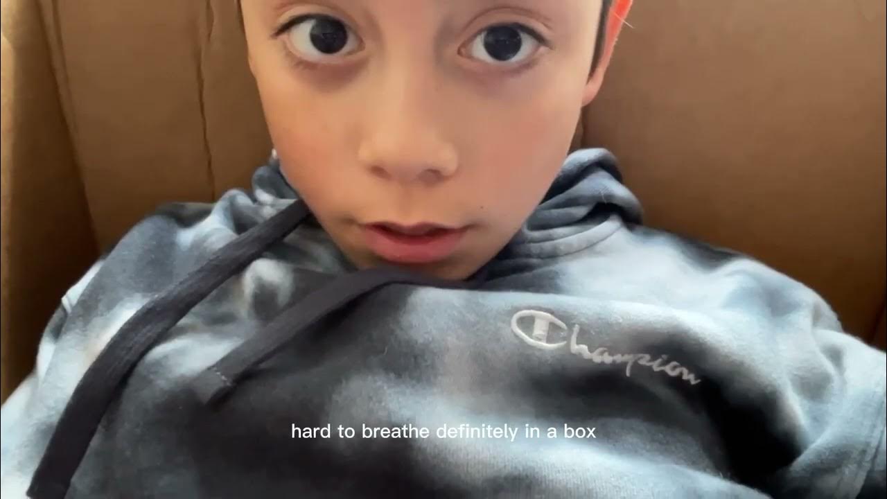 Mail yourself in a box challenge! YouTube