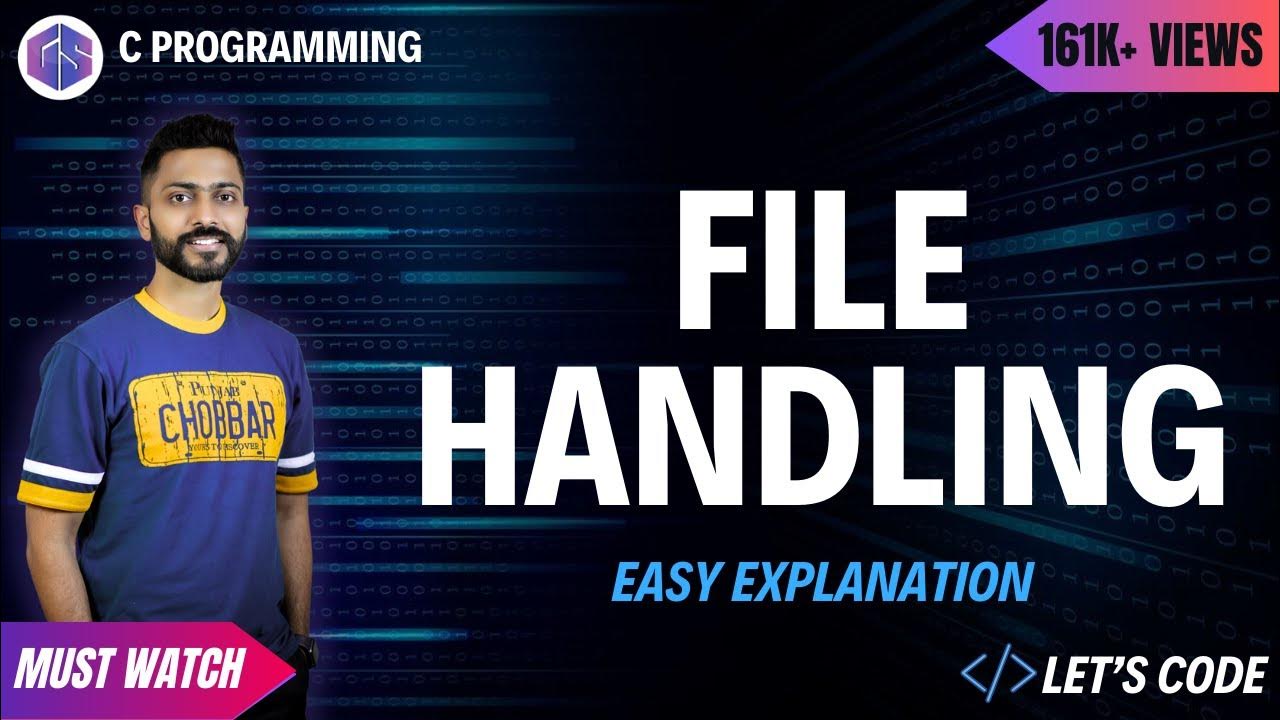 File Handling in C Programming | Creating📁Opening📂Reading📁Writing📂 ...