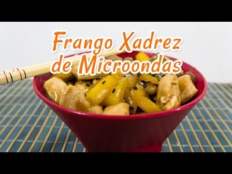 Frango Xadrez de Microondas - Receitas de Minuto #34