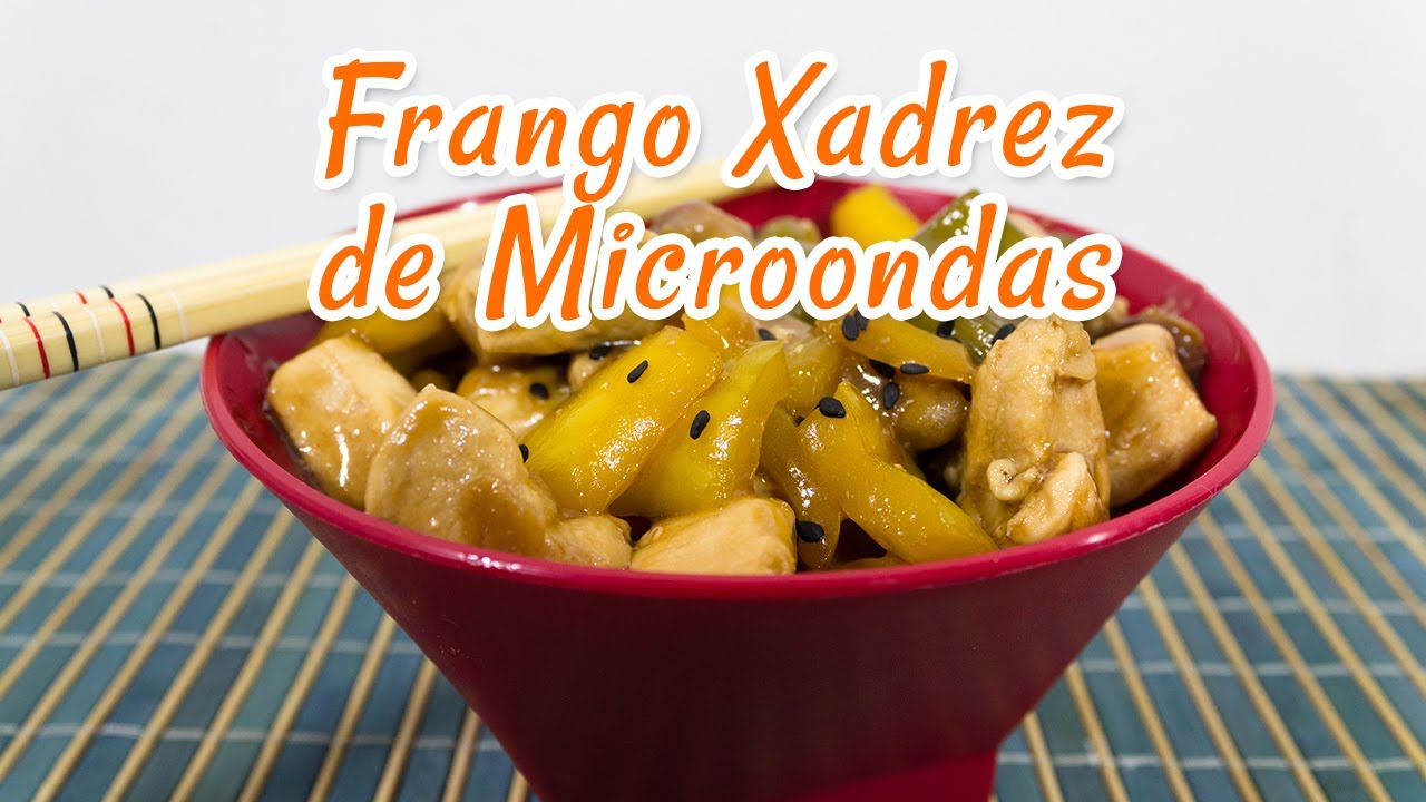 Frango-xadrez no micro-ondas: Receita, Como Fazer e Ingredientes