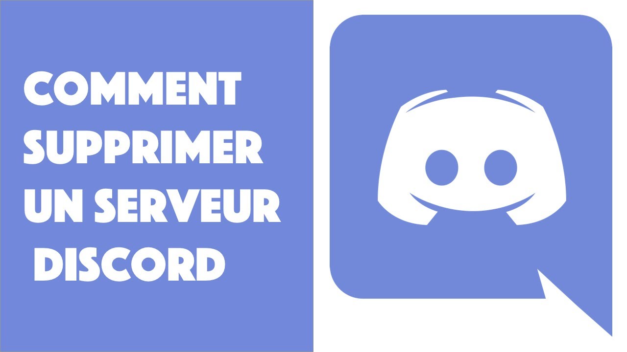 Comment supprimer un serveur sur Discord ? - YouTube