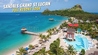 Sandals Grand St Lucian | Complete Walkthrough Resort Tour & Review 4K | 2021